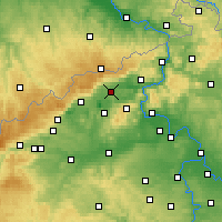 Nearby Forecast Locations - Cieplice - mapa