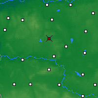 Nearby Forecast Locations - Świebodzin - mapa