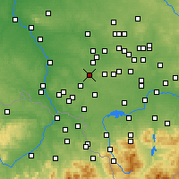 Nearby Forecast Locations - Czerwionka-Leszczyny - mapa