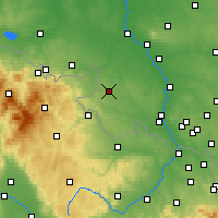 Nearby Forecast Locations - Głubczyce - mapa