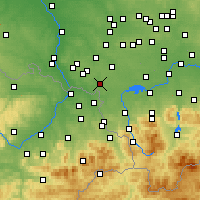 Nearby Forecast Locations - Jastrzębie-Zdrój - mapa