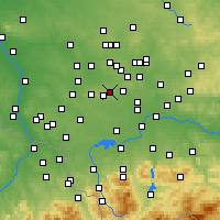 Nearby Forecast Locations - Mikołów - mapa