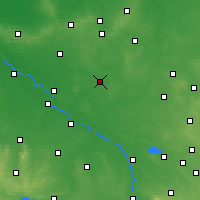 Nearby Forecast Locations - Namysłów - mapa