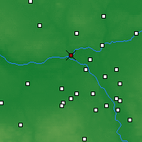 Nearby Forecast Locations - Nowy Dwór Mazowiecki - mapa