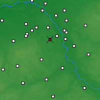 Nearby Forecast Locations - Piaseczno - mapa
