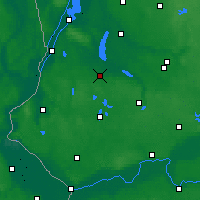 Nearby Forecast Locations - Pyrzyce - mapa