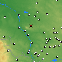 Nearby Forecast Locations - Strzelce Opolskie - mapa