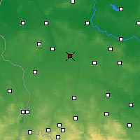 Nearby Forecast Locations - Szprotawa - mapa