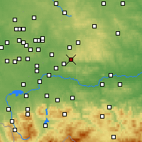 Nearby Forecast Locations - Trzebinia - mapa