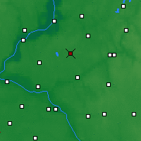 Nearby Forecast Locations - Wąbrzeźno - mapa