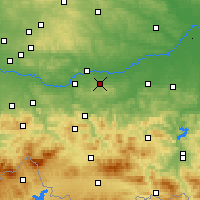 Nearby Forecast Locations - Wieliczka - mapa