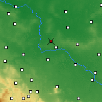 Nearby Forecast Locations - Wołów - mapa
