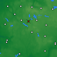 Nearby Forecast Locations - Złocieniec - mapa