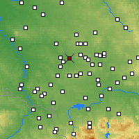 Nearby Forecast Locations - Zabrze - mapa