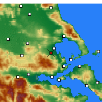 Nearby Forecast Locations - Almiros - mapa