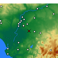 Nearby Forecast Locations - Utrera - mapa