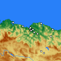 Nearby Forecast Locations - Sestao - mapa