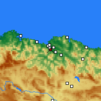 Nearby Forecast Locations - Barakaldo - mapa