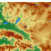 Nearby Forecast Locations - Kula - mapa