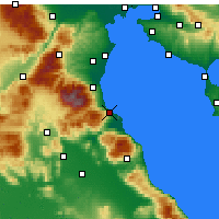 Nearby Forecast Locations - Platamonas - mapa