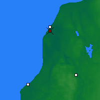 Nearby Forecast Locations - Port lotniczy Windawa - mapa