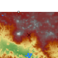 Nearby Forecast Locations - Uruapan - mapa