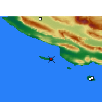 Nearby Forecast Locations - Lavan Island - mapa