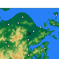 Nearby Forecast Locations - Ningbo - mapa