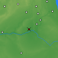 Nearby Forecast Locations - Morris - mapa