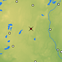 Nearby Forecast Locations - Long Prairie - mapa