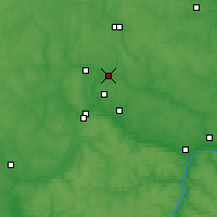Nearby Forecast Locations - Bałabanowo - mapa