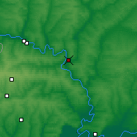 Nearby Forecast Locations - Biełaja Kalitwa - mapa