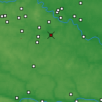 Nearby Forecast Locations - Domodiedowo - mapa