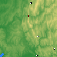 Nearby Forecast Locations - Gubacha - mapa