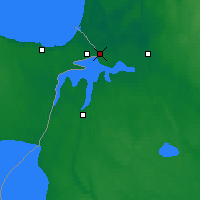 Nearby Forecast Locations - Iwangorod - mapa