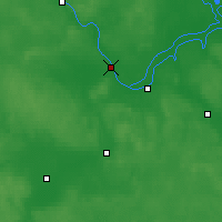 Nearby Forecast Locations - Jarosław - mapa
