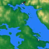 Nearby Forecast Locations - Kandałaksza - mapa