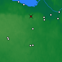Nearby Forecast Locations - Krasnoje Sieło - mapa