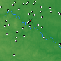 Nearby Forecast Locations - Lubiercy - mapa