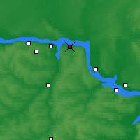 Nearby Forecast Locations - Mariinskij Posad - mapa