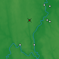 Nearby Forecast Locations - Mielenki - mapa