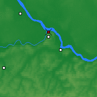 Nearby Forecast Locations - Niżny Nowogród - mapa