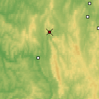 Nearby Forecast Locations - Niżnije Siergi - mapa