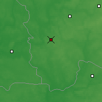 Nearby Forecast Locations - Nowozybkow - mapa