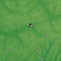 Nearby Forecast Locations - Obojań - mapa