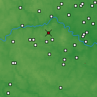 Nearby Forecast Locations - Odincowo - mapa