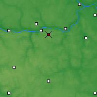 Nearby Forecast Locations - Ożerielje - mapa