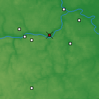 Nearby Forecast Locations - Oziory - mapa