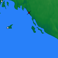 Nearby Forecast Locations - Pitkiaranta - mapa