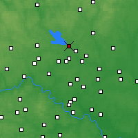 Nearby Forecast Locations - Puszkino - mapa